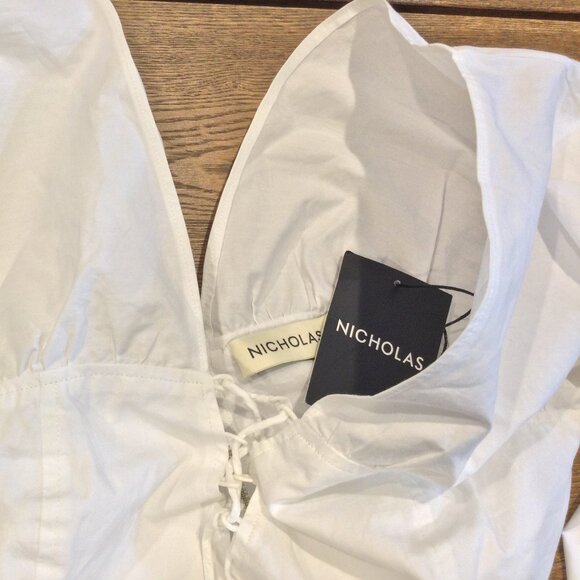 NWT NICHOLAS Tatum Long Sleeve Corset Top SZ 8 - Picture 9 of 13